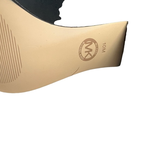 NIB Michael Kors Suede Leigh Black Boots 10 - Picture 7 of 10